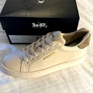 Brand new coach sneakers size 5 never used in the original box